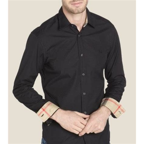 black shirt burberry